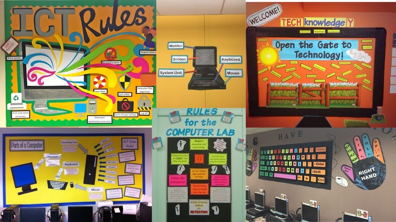 Elementary Computer Lab Decoration Ideas