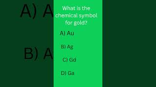 What is the chemical symbol for gold