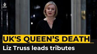 British PM delivers statement following Queen’s death