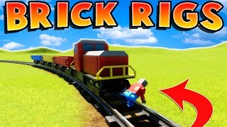 CRAZIEST LEGO TRAIN CRASH EVENT IN LEGO CITY - Brick Rigs Gameplay Roleplay - Lego Train Crashes