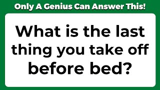 ONLY A GENIUS CAN ANSWER THESE 10 TRICKY RIDDLES | Riddles Quiz - Part 11