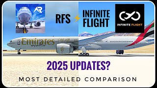 [4k] *PAID* Infinite flight VS Real Flight Simulator 2025| Which is Better? #infiniteflight @RORTOS