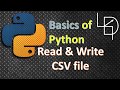 Reading & Writing CSV File in Python