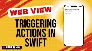 How to Trigger Actions from WebView in Swift | WKWebView JavaScript Communication 🚀📲