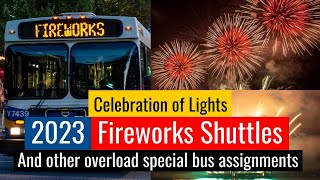 [HD] 2023 TransLink CELEBRATION OF LIGHTS Special/Overload Services EXTRAVAGANZA