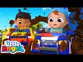 Police Car Fun in the Mud! Car Wash Song | Best Cars & Truck Videos for Kids
