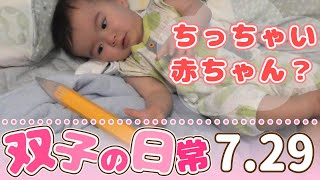 【赤ちゃん小さ過ぎる】双子赤ちゃんの日常７月２９日～生後１１ヵ月の双子育児～