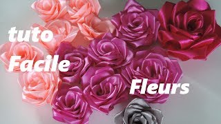 TUTO fleur en ruban de satin