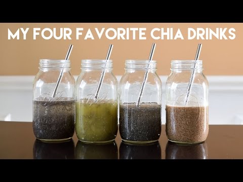 My Four Favorite Chia Drinks My Four Favorite Chia Drinks