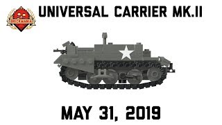 Universal Carrier Mk.II - Custom Military Lego