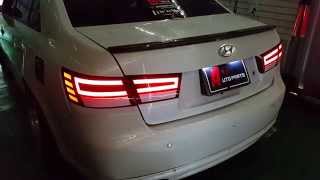 NF쏘나타 커스텀 면발광테일램프 현대 nf쏘나타 튜닝  투플러스오토파츠 Hyundai Sonata , NF Sonata tale lamp,custom , hand made