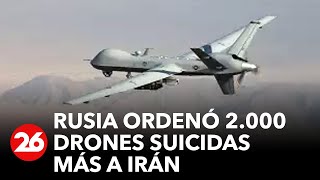 Rusia ordenó 2.000 drones suicidas más a Irán