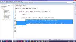 46. Nested Loops in Java Pashto