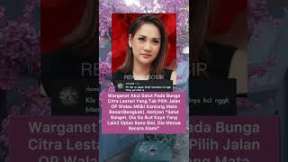 BUNGA CITRA LESTARI TAK MEMILIH OPLAS MESKIPUN MEMILIKI KANTONG MATA BESAR#viralvideo#shorts