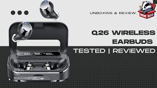 Unboxing \u0026 Review: Lekaby Q26 Wireless Earbuds – 100 Hrs Playtime \u0026 HiFi Sound! 🎧✨