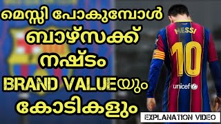 മെസ്സി പോകുമ്പോൾ ബാഴ്‌സയുടെ നഷ്ടം brand valueയും കോടികളും | Explanation | Messi Malayalam News | Leo