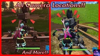 Dance In Front Of Different Film Cameras All !   Camera Locati - dance in front of different film cameras all camera locations fortnite battle royale getplaypk