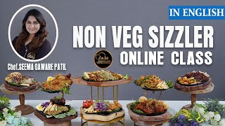 Non-Veg Sizzlers Online Class (ENG) 📞 To BUY 8551  8551 04 | 📞 8551 8551 07 By Om Sai Cooking Class