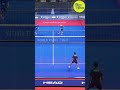 Smashes galore with a beautiful dropshot in padel 👏👏👏