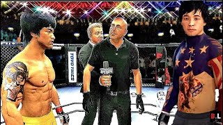 Bruce Lee vs. American Soldier (EA Sports UFC 4) immortal
