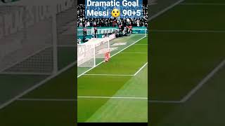 Awesome Free Kick by Messi Dramatic Goal PSG vs Lille #football #messi #realgoat