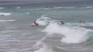 Surfing lesson for children in Cronulla, Australia