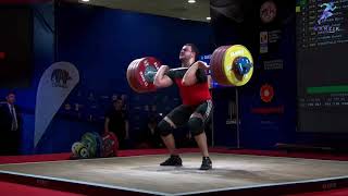 Samvel Gasparyan new European U23 Weightlifting champion 109 kg