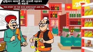 बुद्धिमान व्यापारी और लालची महाजन की कहानी | Story of the wise merchant and the greedy moneylender