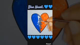 Blue Heart....💙💙💙 #trending #shortvideos #satisfying #youtubeshorts #virals #condsty