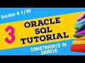 Day 3 - Constraints in Oracle SQL ✅Oracle SQL Tutorial ✅ Oracle SQL for Beginners ✅