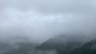 ウェザーリポート動画0715@四国中央市07:00頃 雨と霧で煙る