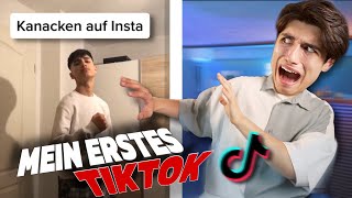 Ich REAGIERE auf meine ERSTEN TikToks !