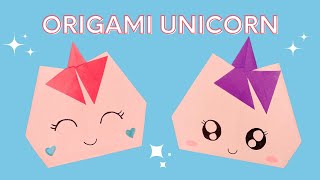 Easy Origami Unicorn