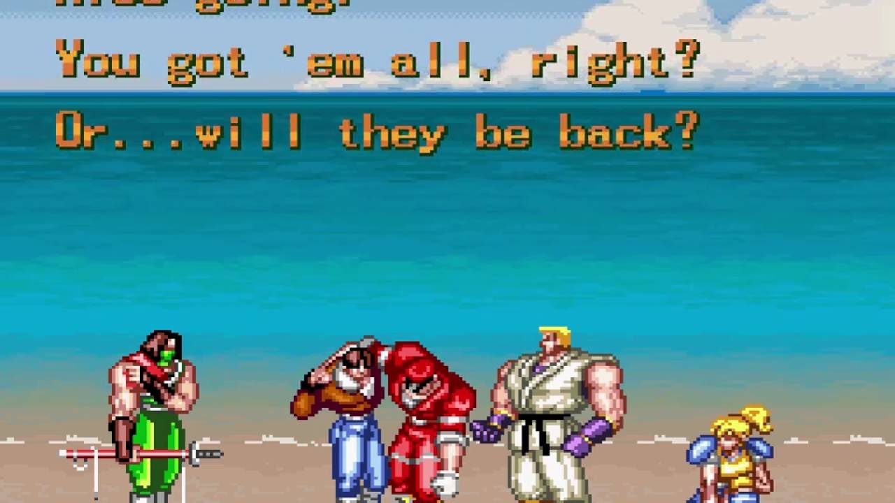 Brawl Brothers - Nintendo SNES - Ending - YouTube