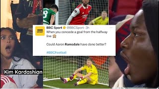 😱Fans "JAW DROPPING" Reactions to Pedro Goal vs Arsenal 🔥| Arsenal vs Sporting 1-1(3-5) Highlights