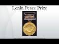 lenin peace prize