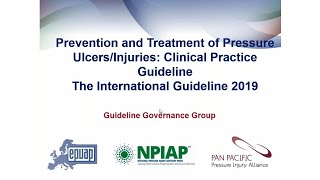 Webinar: The New International Guidelines for Prevention and Treatment of Pressure Ulcers/Injuries