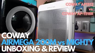 Coway Airmega 200M vs Coway Mighty AP-1512HH Air Purifier // How do they compare?