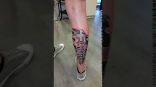 Shock Absorber 3d Tattoo von Tattoo by Márta Pirmasens