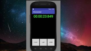 Chronometer Application Android Studio