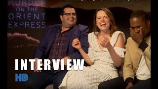MURDER ON THE ORIENT EXPRESS [HD] Cast interview | Daisy Ridley, Kenneth Branagh, Josh Gad