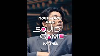 Your month your squid game partner #shorts #squidgame #kdrama #trend #viral