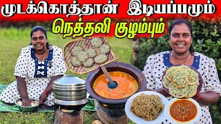 உடலுக்கு ஆரோக்கியமான முடக்கொத்தன் இடியப்பமும் நெத்தலி குழம்பும் | Our Village life ♥️ | vanni vlog