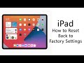 How to Reset the iPad Back to Factory Settings | iPad Pro | iOS 14 | Updated 2020 |  h2techvideos