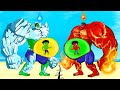 Evolution Of Hulk PREGNANT : DARK vs ICE, FIRE And EARTH | Animation Skill