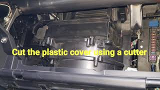 Toyota Rush Cabin Air Filter Installation