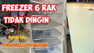 cara perbaiki Kulkas Freezer Rak Sanyo Tidak Dingin.inilah cara mengatasinya