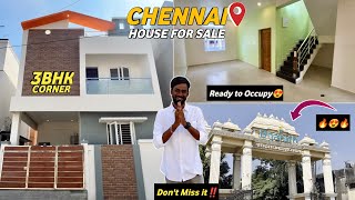 😍Beautiful Individual House for sale in Chennai Tambaram🏡Near 2School😱Google location🔥