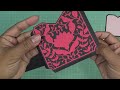 spellbinders january 2022 large die u0026 clear stamp of the month pocket full of love review tutorial