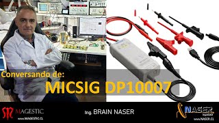 Ⓜ️ Sonda Diferencial para Osciloscopio, MICSIG DP10007.